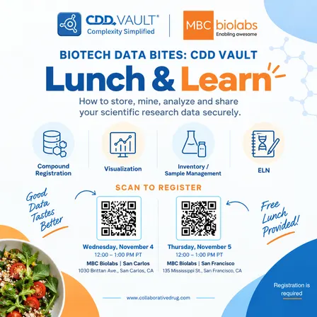 Biotech Data Bites: CDD Vault Lunch & Learn