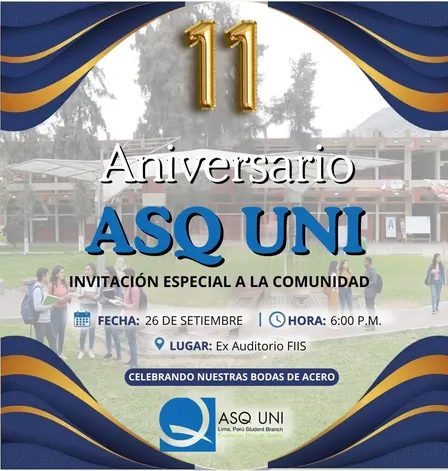 Aniversario ASQ UNI, Bodas de Acero
