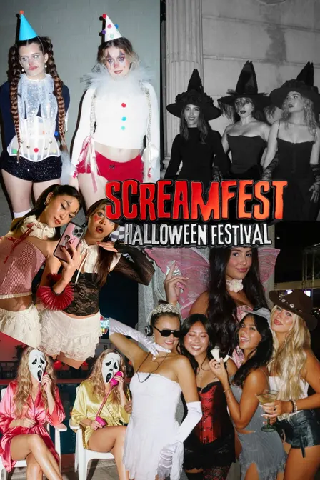 Halloween Festival with the gals!