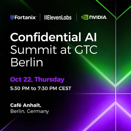 Confidential AI Summit at GTC Berlin