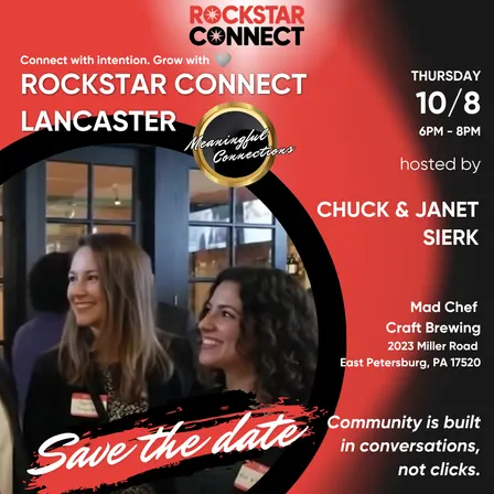 Free Rockstar Connect Lancaster Networking Event (October)