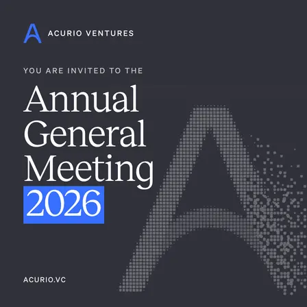 Acurio Ventures - Annual investors’ meeting 2026