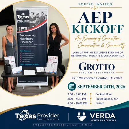 AEP Kickoff with TPHN and Verda Health Plan of Texas