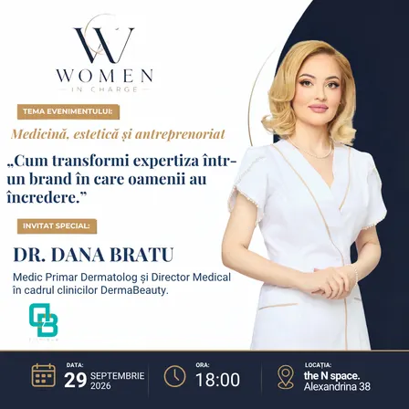 WIN #15 – Medicină, estetică & antreprenoriat: Cum transformi expertiza într-un brand în care oamenii au încredere – Dr. Dana Bratu