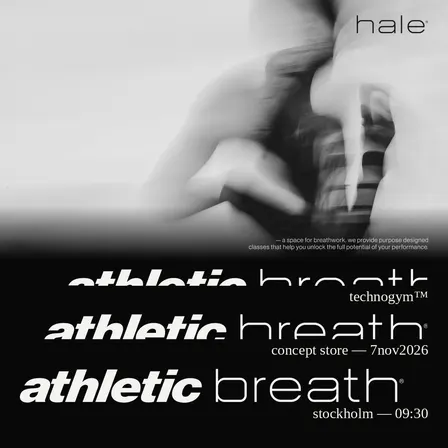 Hale athletic breath x Technogym