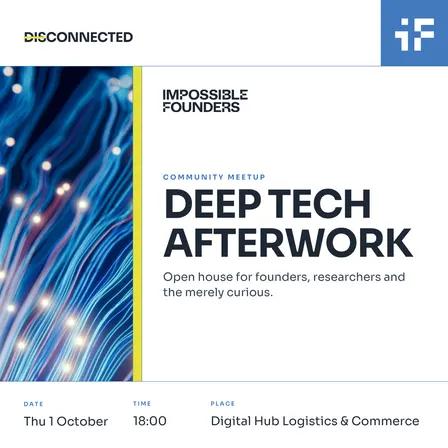 Deep Tech Afterwork #2 - ''Shipping AI from Hamburg''