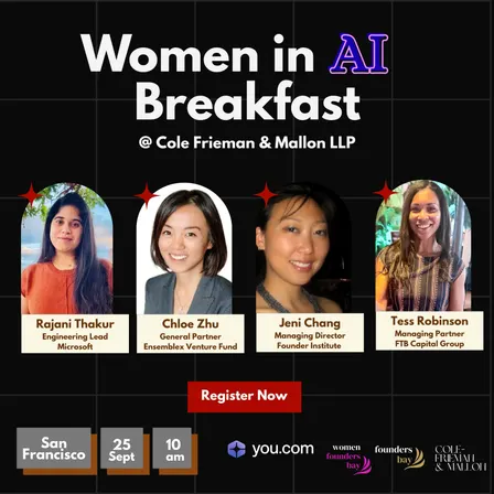 Women in AI Breakfast hosted by Founders Bay