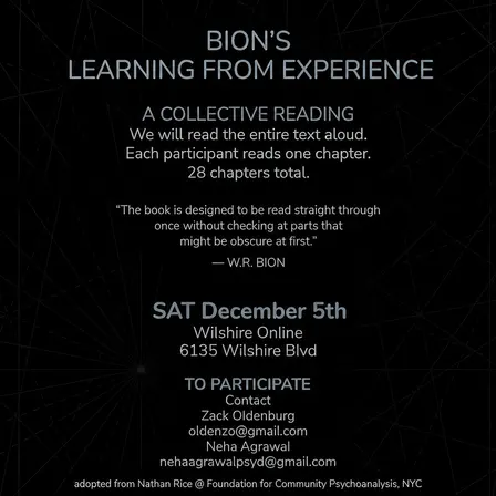 learning From experience