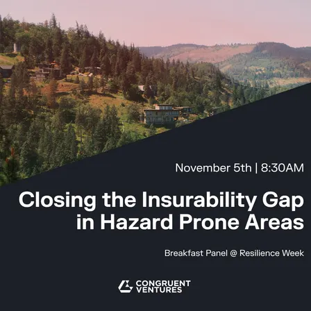Closing the Insurability Gap in Hazard Prone Areas