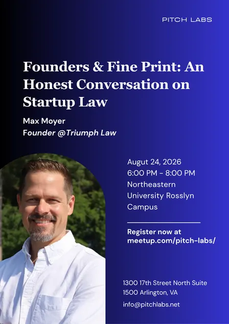 RESCHEDULED: Founders & Fine Print: An Honest Conversation about Startup Law