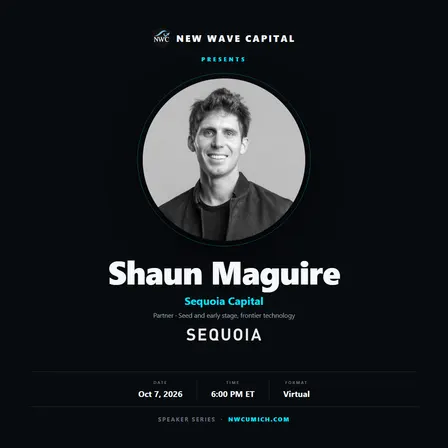 NWC Speaker Series: Shaun Maguire, Sequoia Capital