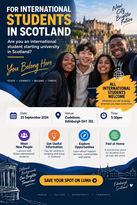 Scotland International Students Freshers Event