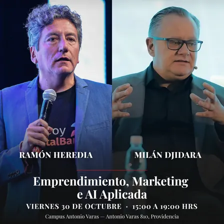 Ramón Heredia y Milán Djidara: Emprendimiento, Marketing e AI Aplicada