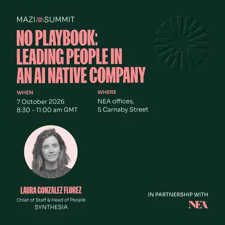 Q4 MAZI Summit x NEA: Inside Synthesia's People Function