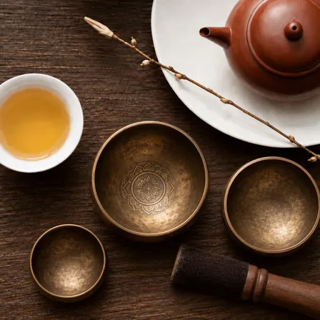 Tea & Tibetan Singing Bowls: A Slow-Down Session
