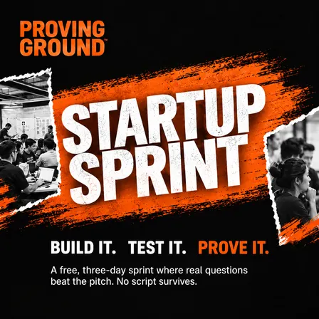 Startup Sprint: Prove you're fundable