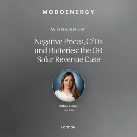 WORKSHOP: Negative prices, CfDs and batteries: the GB solar revenue case