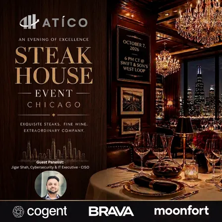 The steak is the setting. The conversation is the reason.