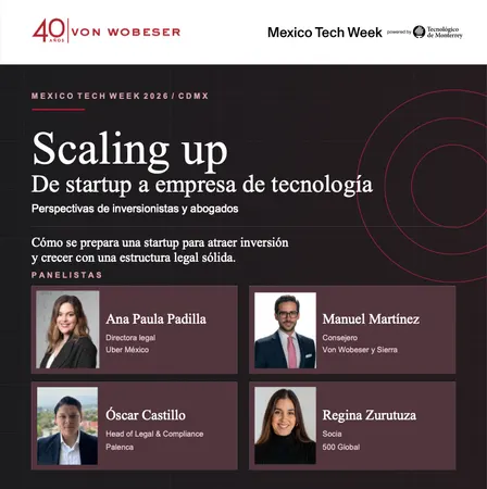 Scaling Up: From Startup to Tech Company. Perspectives from Investors and Lawyers