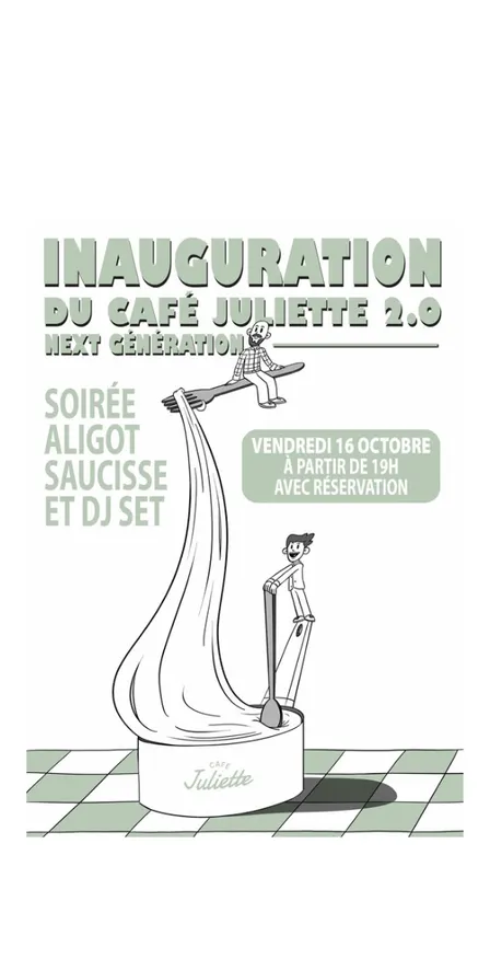 Inauguration Café Juliette next generation 2.0