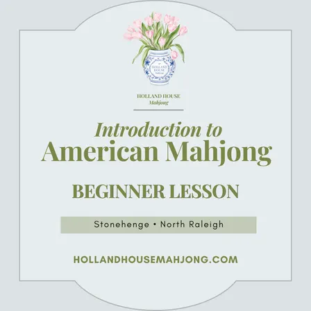 Holland House Mahjong | Introduction to American Mahjong: Beginner Lesson
