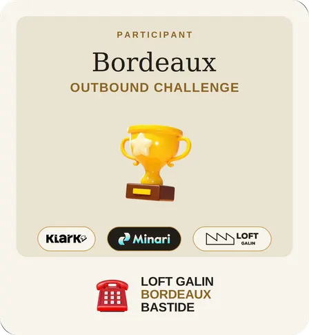 4e Bordeaux Outbound Challenge