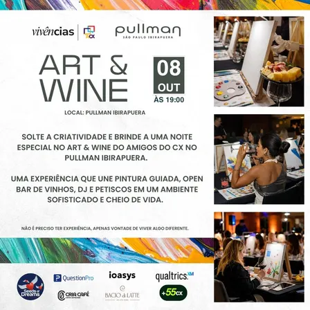Vivencia | ACX - Art & Wine no Hotel Pullman Ibirapuera