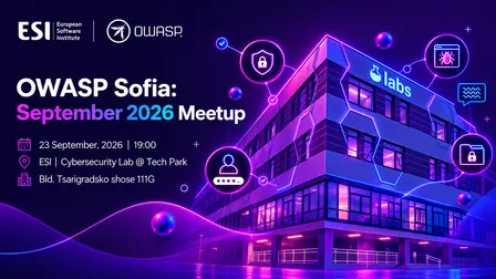 OWASP Sofia September 2026 Meetup