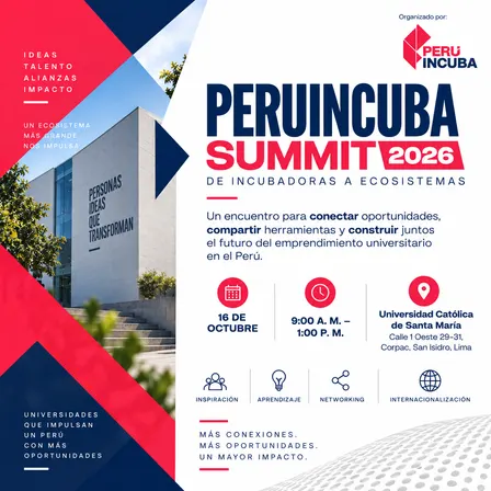PERUINCUBA SUMMIT 2026 | De incubadoras a ecosistemas