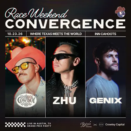CONVERGENCE: The Race Weekend Experience with ZHU + Genix + Disko Cowboy // Draftkings Event
