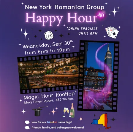 NY Romanian Group September Happy Hour