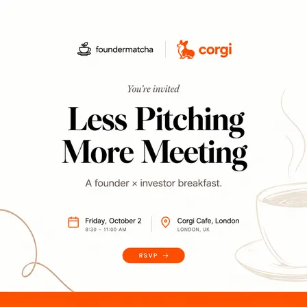 Foundermatcha x Corgi breakfast