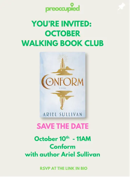 NYC Walking Book Club with Ariel Sullivan