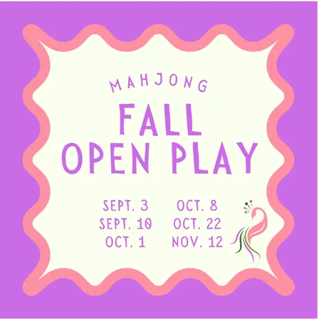 Oct. 22 - Mahjong Night