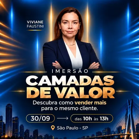 Imersão Camadas de Valor: Descubra como vender mais para o mesmo cliente