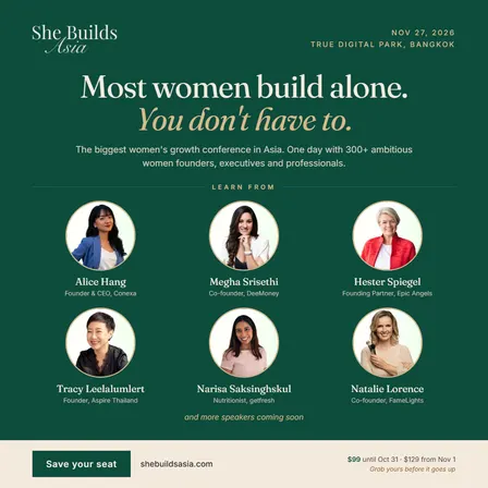 She Builds Asia 2026 | Build. Grow. Glow. | Bangkok