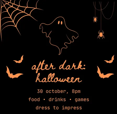 after dark: halloween party 🎃