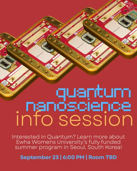 Quantum Nano Science Info Session