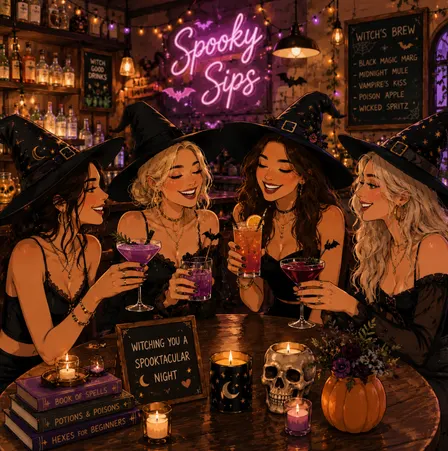 Friends & Follies Spooky Sips @ The Crypt