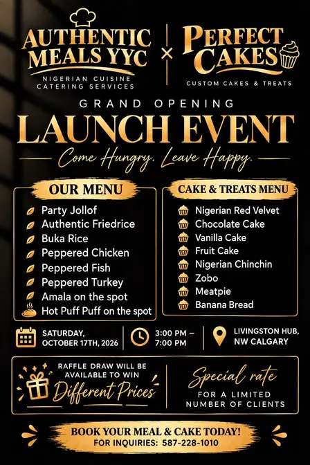 Authentic food Launch Event