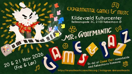 Mr Woofmantic Games & Jazz 2026 🎮🎷