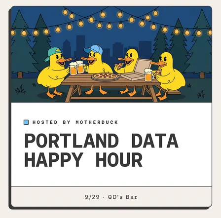 Portland Data Community Happy Hour
