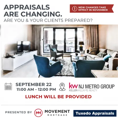 Appraisals are changing in November. Stay in the Know