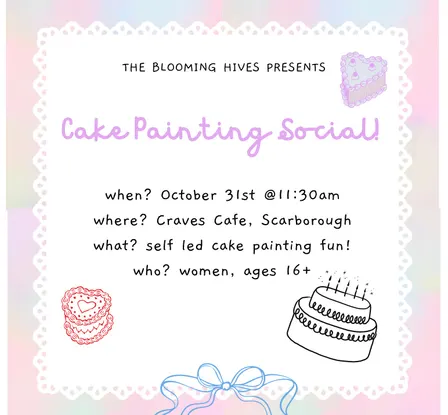 Cake Painting Social