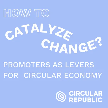 How to Catalyze Change: Promoters as Levers for the Circular Economy