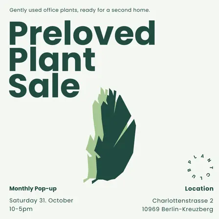 Preloved Plant Sale: Halloween edition