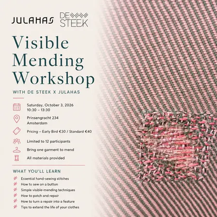 Visible Mending Workshop Julahas X De Steek