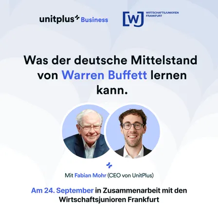 UnitPlus Business x Wirtschaftsjunioren Frankfurt