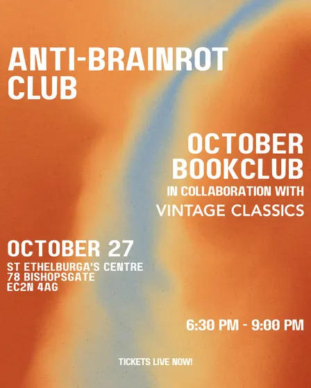 ABRC X VINTAGE CLASSICS BOOKCLUB: IS IT THE END OF THE WORLD?