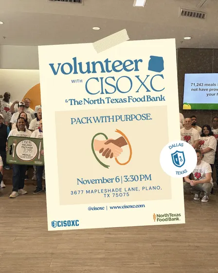 Dallas CISO XC Volunteer Event & Happy Hour